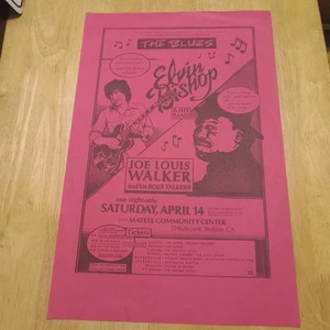 Elvin Bishop Joe Louis Walker And His Boss Talkers Mateel Konzert Poster 17x11 - Bild 1 von 4