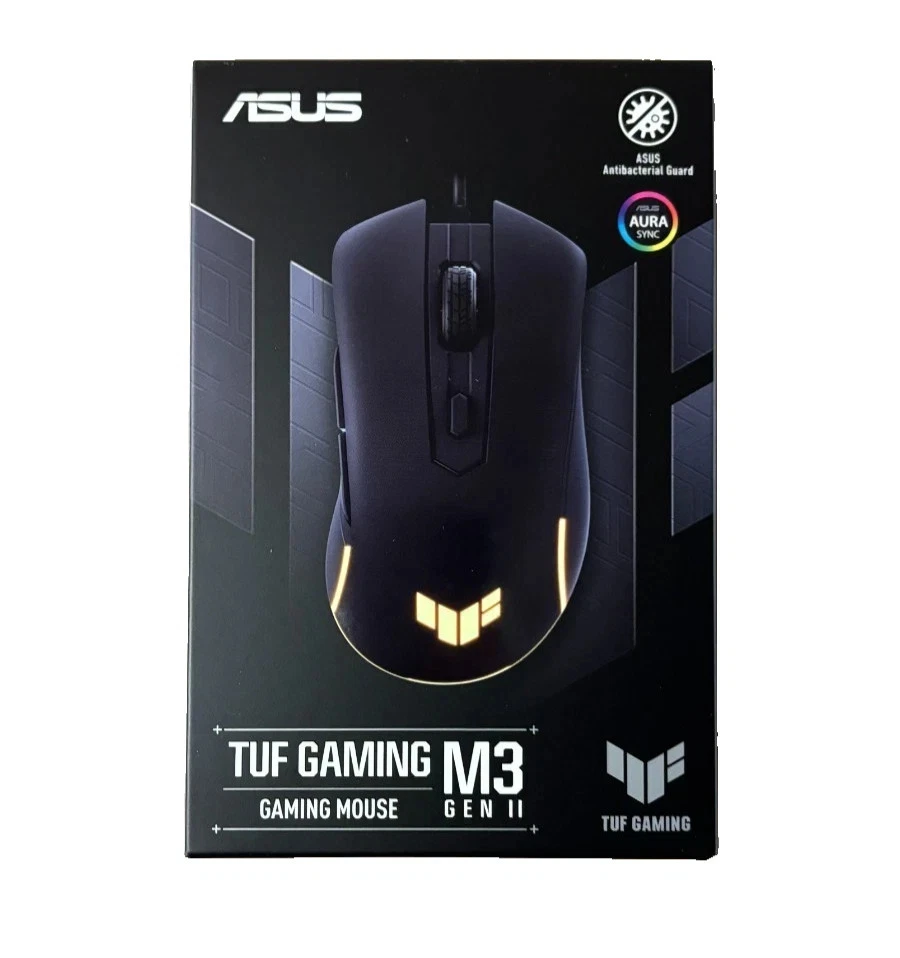 ASUS TUF Gaming M3 Gen II RGB Gaming Maus (kabelgebunden, 8000 dpi, 200 IPS) - Bild 1 von 1