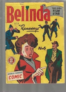 BELINDA THE GIRL FILM STAR 6 -  AUSTRALIAN  GOLDEN AGE  COMICS - Bild 1 von 3