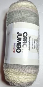 Caron - JUMBO OMBRÉ YARN.1pk. CARRARA MARBLE I Combine Ship, READ DETAILS - Picture 1 of 4