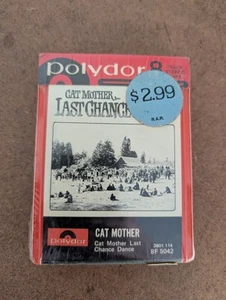 Sealed Cat Mother Last Chance Dance 8 Track Tape 1973 Polydor #8F-5042 New - Imagen 1 de 6