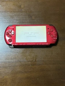 Consola Sony PSP-3000 Rojo Radiante Japón Color Exclusivo - Funciona - Imagen 1 de 19