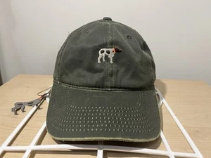 Southern Point Co Mütze Kappe grün Baumwolle Polyester Etikett bestickt Jagdhund Str - Bild 1 von 11