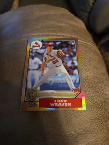 2017 Topps Chrome #87T-13 Luke Weaver 1987 Topps Baseball 30th Anniversary - Picture 1 of 2