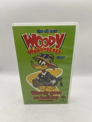 THE ALL NEW WOODY WOODPECKER SHOW (1999) ANIMATION SERIES SUPER RARE PAL VHS - Image 1 of 4