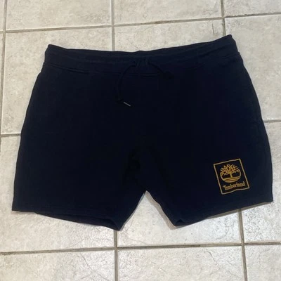 Timberland Negro Algodón Relax Salón Verano Pantalones Cortos Talla XXL Sudaderas Gimnasio. A15 Foto 1 de 4