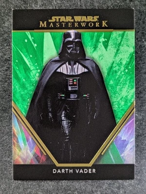 2024 Star Wars Masterwork Topps DARTH VADER 43/99 Green SP Obi-Wan Kenobi SP #20 - Image 1 of 3