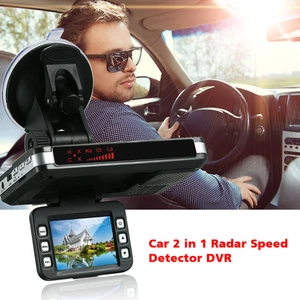 2 in 1 720P Anti Radar Detector Car DVR Dash Cam Radar Speed Detector - Picture 1 of 12