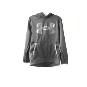 Under Armour Boy's Small Black Hoodie with Logo - Picture 1 of 3
