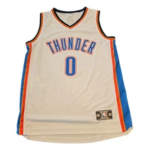 Nike Youth Russell Westbrook OKC Thunder White Jersey Youth Medium - Picture 1 of 4