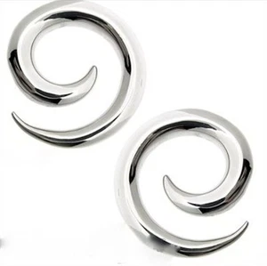 6g S. TAPONES DE ACERO GARRAS CUERPO JOYERÍA ESPIRALES GRANDES - Imagen 1 de 1