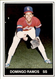 1982 Salt Lake City Gulls TCMA #16 Domingo Ramos Dominican Republic DR Card