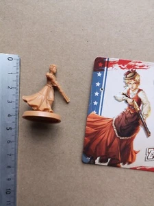 1 X HANNA SURVIVOR+ENGLISH CARD/WESTERN ZOMBICIDE UNDEAD OR ALIVE/G85 - Picture 1 of 1
