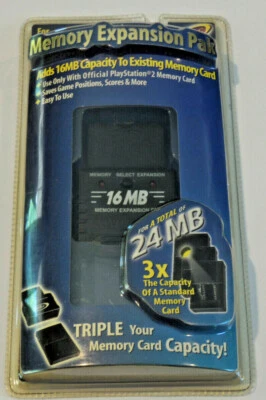 INTEC 3X SUPER LARGE 16MB  Memory Expansion Pak FOR PlayStation 2 PS2-New Sealed - Image 1 of 4
