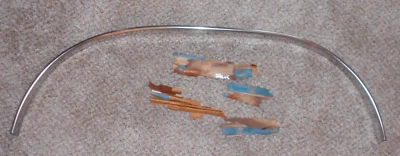 Новый из старых запасов GM 1972 Pontiac роскошь Lemans передний R/H колесо хорошо молдинг # 487727 редкая - Изображение 1 из 4