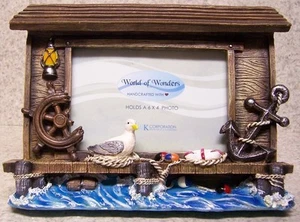 Picture Frame Maritime Memories 9 ¼" x 7" for 6" x 4" picture or mirror NEW - Picture 1 of 1