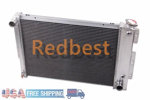 Radiador de aluminio de 4 filas para Camaro 1967 1968 1969 Big Block refrigeración AT/MT 22,75"W - Imagen 1 de 11
