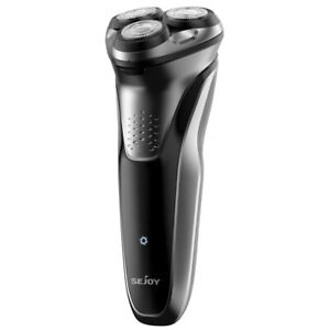 SEJOY Cordless Mens Electric Rotary Shavers Dry&Wet Razor with Pop-up Trimmer