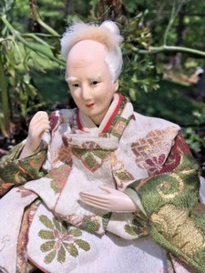 Antique Japanese Musha Ningyo Old Warrior Doll Boy Day Festival Yoshitune Meiji - Picture 1 of 8