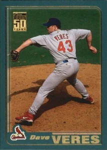 A2486- 2001 Topps Baseball Cards 252-501 +Rookies -You Pick- 15+ FREE US SHIP - Picture 1 of 353
