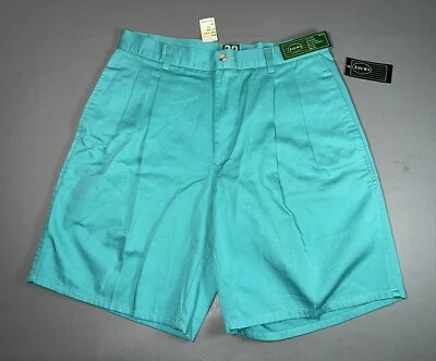 Pantalones Cortos Informales Chinos de Golf Vintage Años 90 IZOD Jewel Verde Hombres Talla 32 Uso Diario Foto 1 de 4