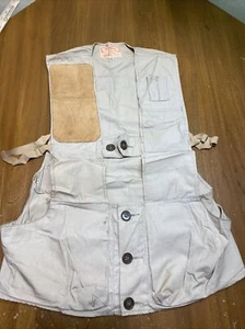 Vintage Bob Allen Gun Club Trap Shooting Hunting Vest Sz 34 Tag - Picture 1 of 7