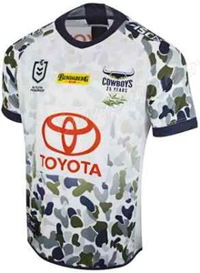 North Queensland Cowboys NRL Mens Defence Jersey Sizes S-7XL BNWT - Picture 1 of 4