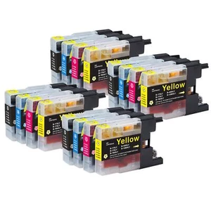 16 Ink Cartridges (Set) for use with Brother MFC-J430W, DCP-J525W, MFC-J6710D - Picture 1 of 4