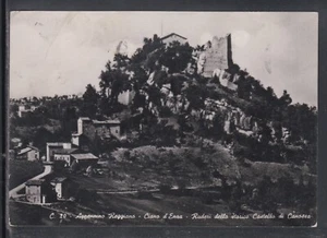 Cartolina Appennino Reggiano Ciano D'Enza Ruderi Castello Canossa HC261 - Picture 1 of 1