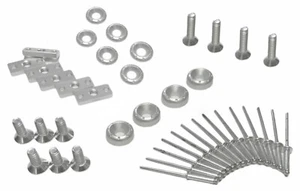 Audi TT 8N 3.2 V6 4MOTION Polished Engine Cover Hardware mounting Kit - AL0066 - Picture 1 of 1