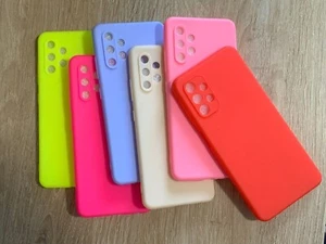 Per SAMSUNG GALAXY A32 4G / 5G Cover Custodia Gomma Gel di Silicone Liquida Anti - Foto 1 di 7