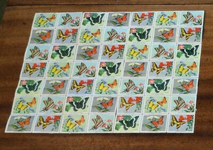 1950's National Wildlife Federation Stamp Sheet, 49 stamps, EX, sale! - Picture 1 of 1
