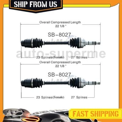 Kit delantero TrakMotive 2 piezas para Subaru Justy 1990-1994 1,2 L eje CV Foto 1 de 3