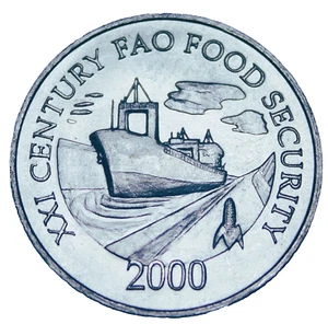 Panama FAO Centesimo, 2000 Gem Unc~Ship in Panama Canal~Free Shipping - Picture 1 of 2
