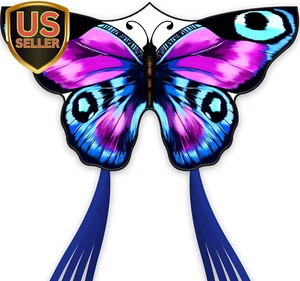 Colorful Butterfly Kite,Easy to Fly Large Outdoor Kite for Kids & Adults, Bea... - Picture 1 of 6