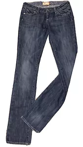 Paige Premium Denim Blue Heights Straight Leg Low Rise Womens Jeans Size 26 - Picture 1 of 8