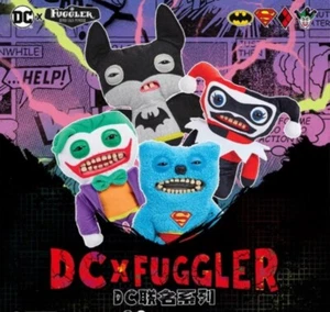 Fuggler Funny Ugly Monsters X DC Batman Superman Joker Harley 22CM Plush Set - Picture 1 of 12
