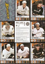 2008-09 Panini NHL Stickers Anaheim Ducks Complete Team Set (9)