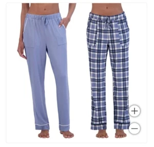 Lucky Brand Ladies's Lounge Pant 2-Pack Blue Size M NWT - Picture 1 of 8