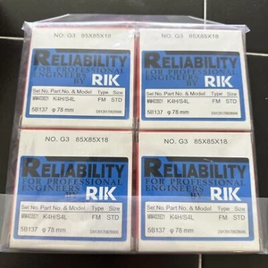 Juego de 4 anillos de pistón de 78 mm y. PistónMM433921 para Mitsubishi S4L S4L2 78*2,5HK+2+4 - Imagen 1 de 4