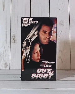 Out of Sight VHS Tape 1998 Action/Comedy/Thriller George Clooney Jennifer Lopez - Picture 1 of 11