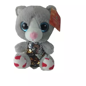 Publix Valentine's Bear W/Sequin Belly Plush 7" Stuffed Animal - Picture 1 of 7