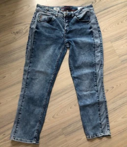Street One 7/8 Jeans JANE W 30 L 26 mit Seitenstreifen helle Waschung - Bild 1 von 4