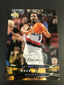 DALE DAVIS 2004-05 Upper Deck UD EXCLUSIVES #54 Serial #d /100 WARRIORS - Picture 1 of 2