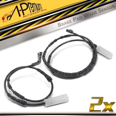 2x Sensor de desgaste de pastillas de freno de disco delanteras y traseras para BMW 128i 2008-2010 325i 328i 330i Foto 1 de 4