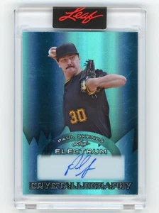 2024 Leaf Electrum C-PS1 PAUL SKENES Crystallography Platinum Auto /6 SSP Encase - Picture 1 of 2