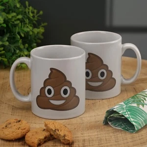 Poop Emoji Poo Geschenk Tasse Kaffeetasse Tee lustig Neuheit Geschenk Witz Geburtstag - Bild 1 von 1
