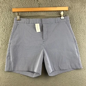 New Banana Republic Women's Tailored Stripe Short stripe size 4 - Picture 1 of 8