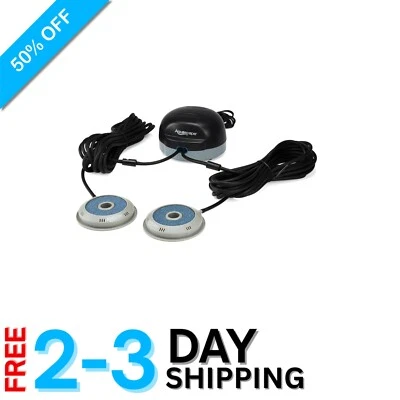 Quiet 75000 Double Outlet Aeration Kit - Perfect for Ponds up to 2000 Gallons - Image 1 of 4