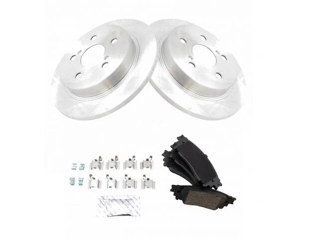 Kit de pastillas de freno y rotor trasero TRQ para Toyota Camry 2018-2020 22BTQK Foto 1 de 1